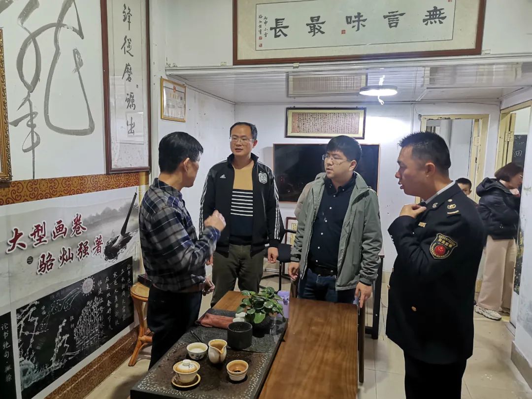 胡文扬宣委、刘君毅副主任检查非学科类培训机构